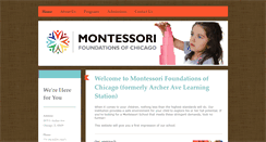 Desktop Screenshot of montessorifoundations.com